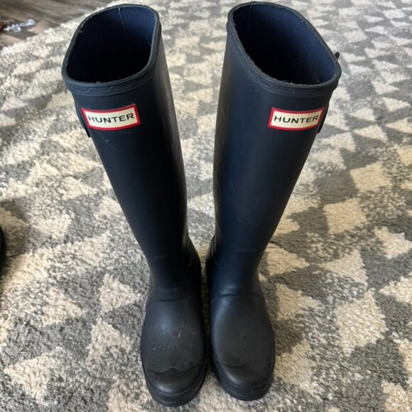 Hunter Original Tall Rain Boots – Women’s Size 5 (EU 36, UK 3) - Picture 1 of 5